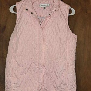 Croft&Barrow  Pink Quilted Vest. XS